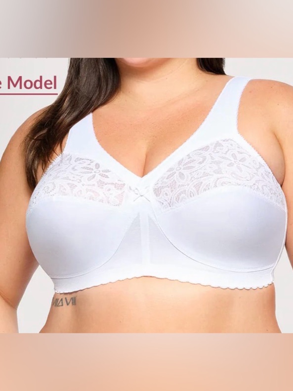Glamorise Bra 54J Comfort & Support (WIDE STRAPS)